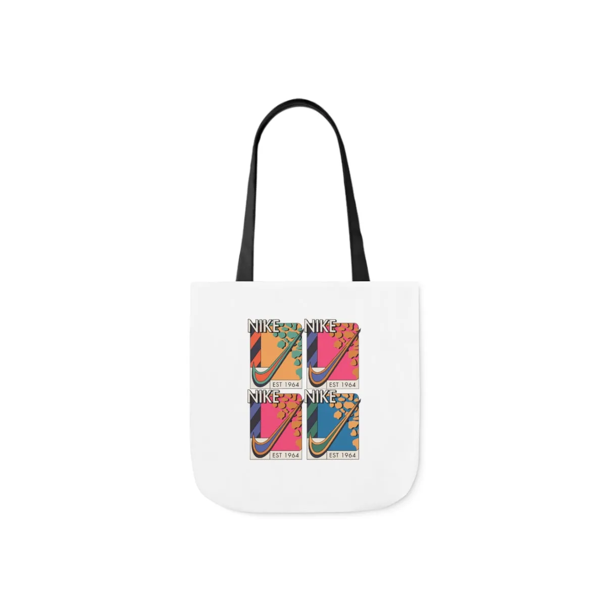 Retro Nike Design Polyester Tote
