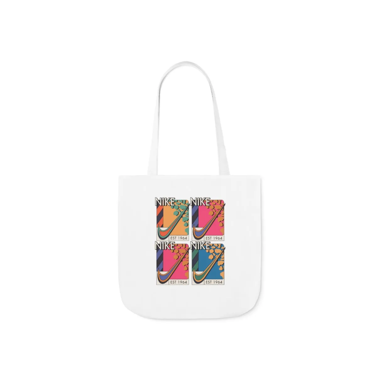 Retro Nike Design Polyester Tote