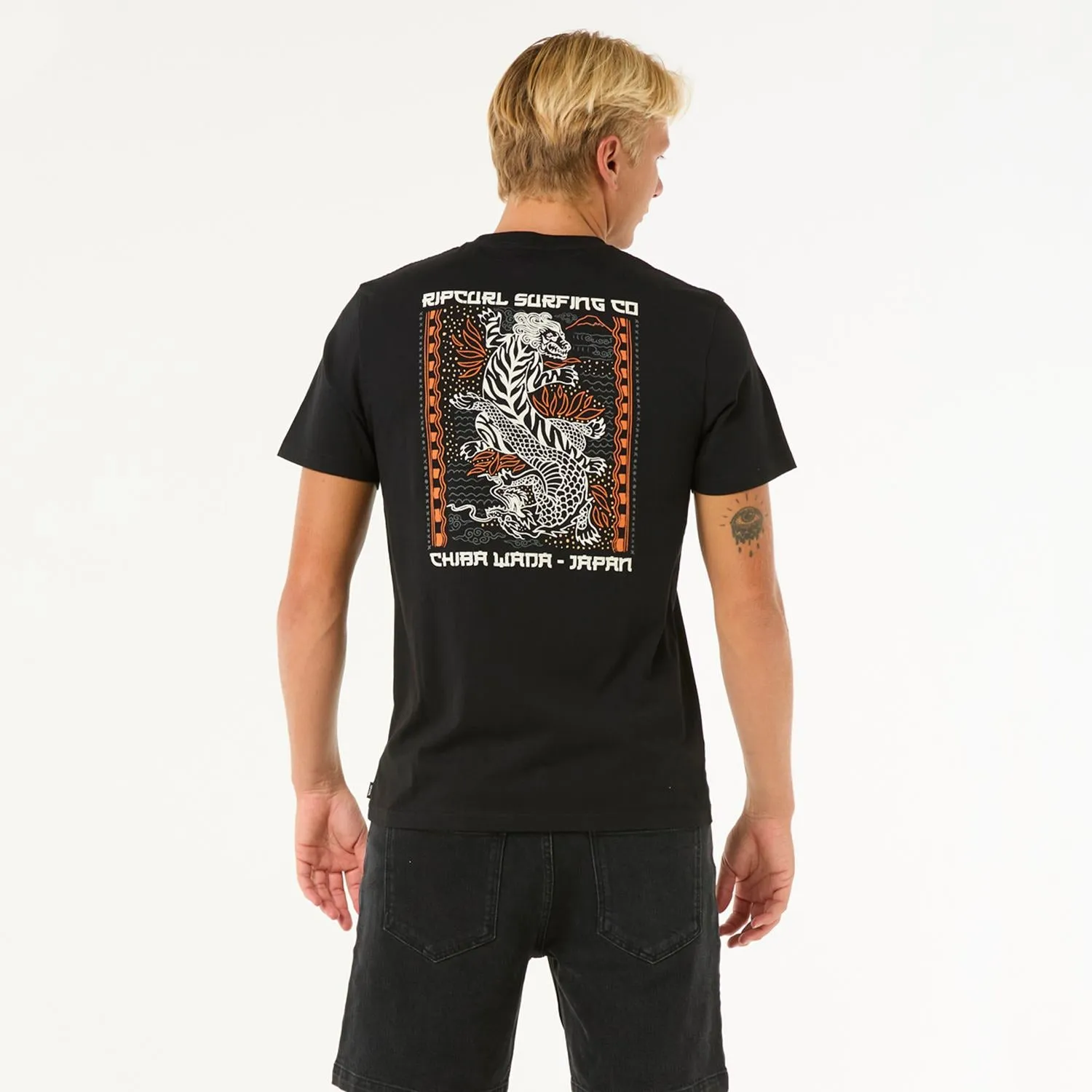 Rip Curl Desti Animals Tee Black