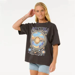 Rip Curl Luna Heritage Tee Washed Black