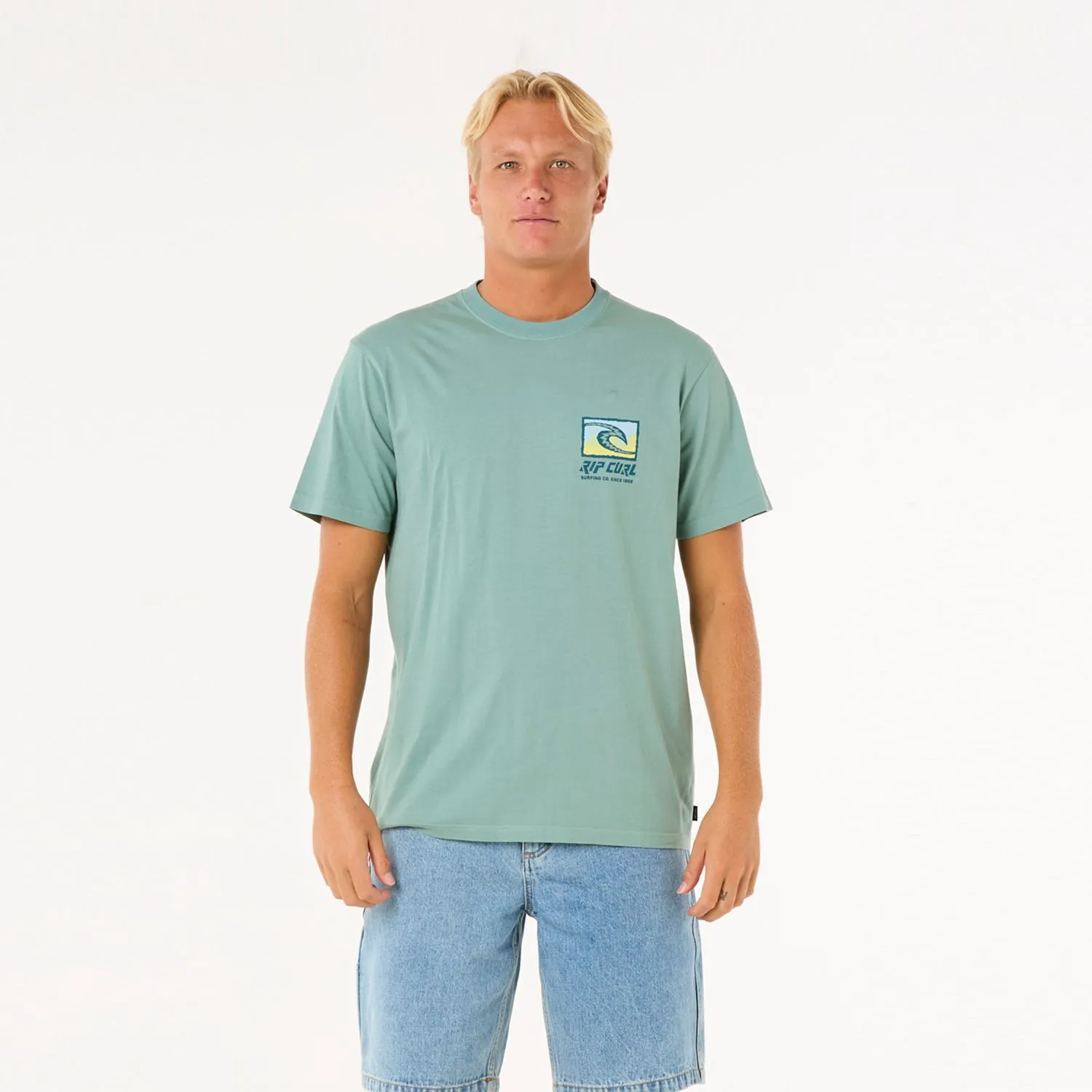 Rip Curl Raw Energy Trad Tee Blue Lagoon