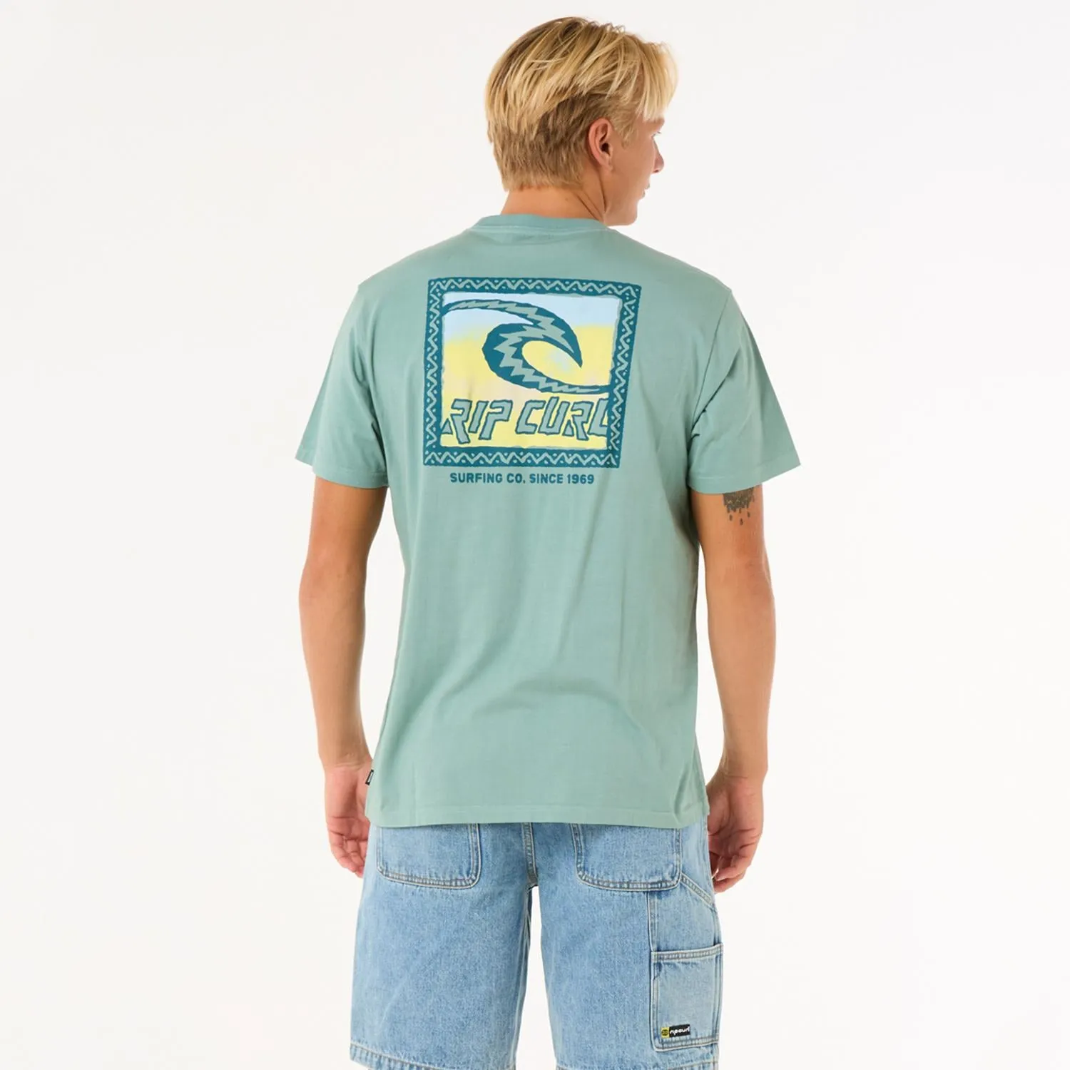 Rip Curl Raw Energy Trad Tee Blue Lagoon