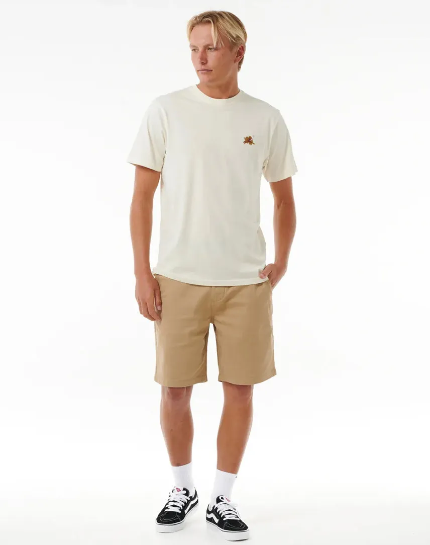 RIP CURL SURF REVIVAL  HOFFMAN HIBISC TEE