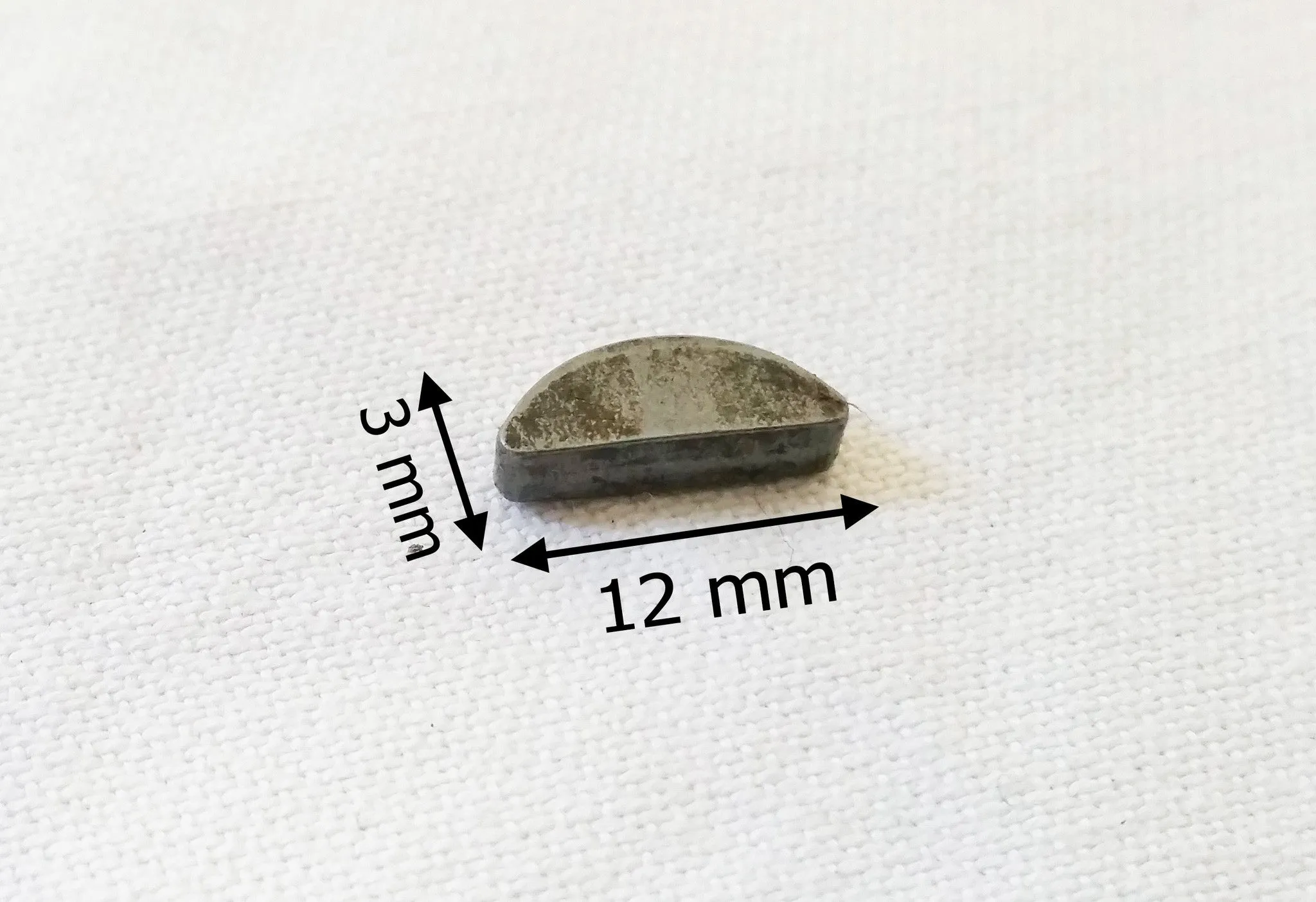 RKEY1 STANDARD WOODRUFF ROCKET KEY FOR 2 STROKE 49CC MINI MOTO / DIRT BIKE / QUAD