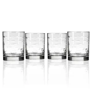 Rolf Glass - School of Fish 13oz Double Old Fashioned