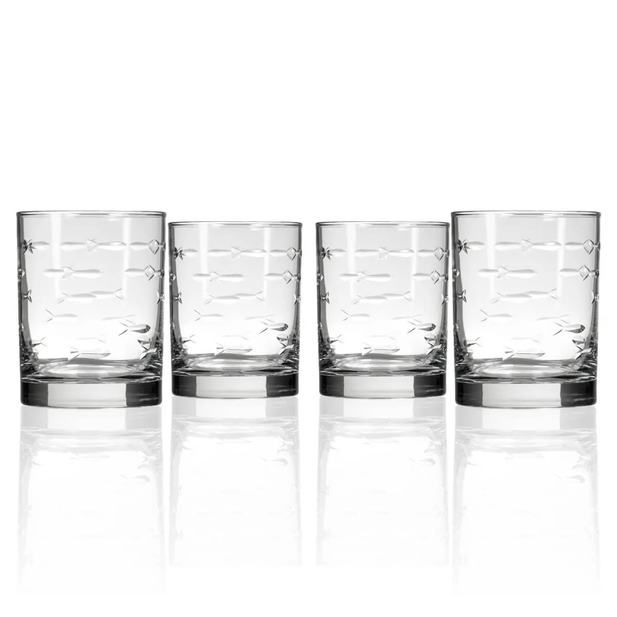 Rolf Glass - School of Fish 13oz Double Old Fashioned