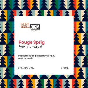 Rouge Sprig Rosemary Negroni Cocktail - 375ml
