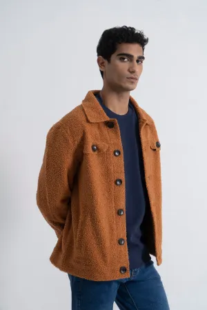 Rust Sherpa Jacket