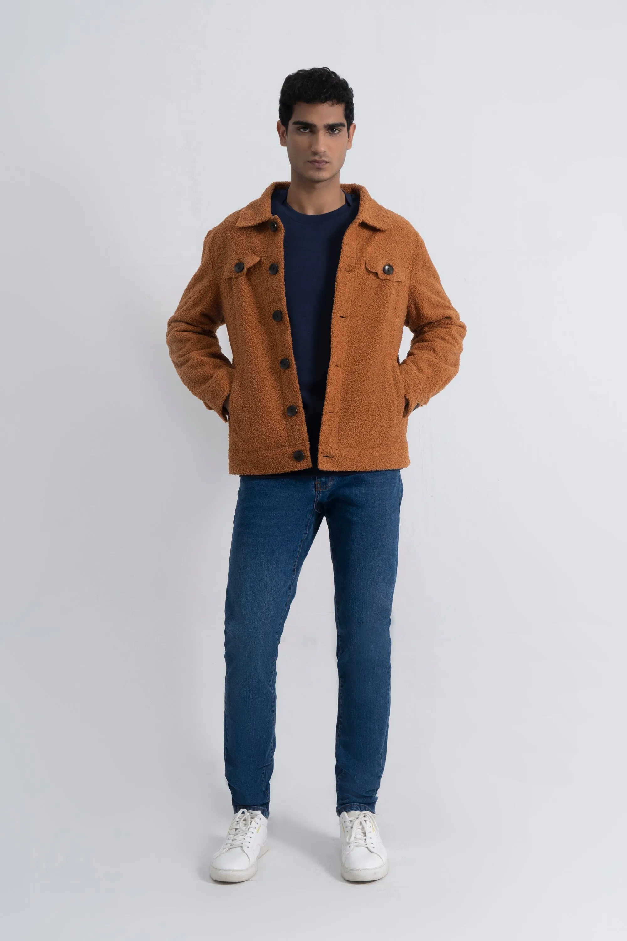 Rust Sherpa Jacket