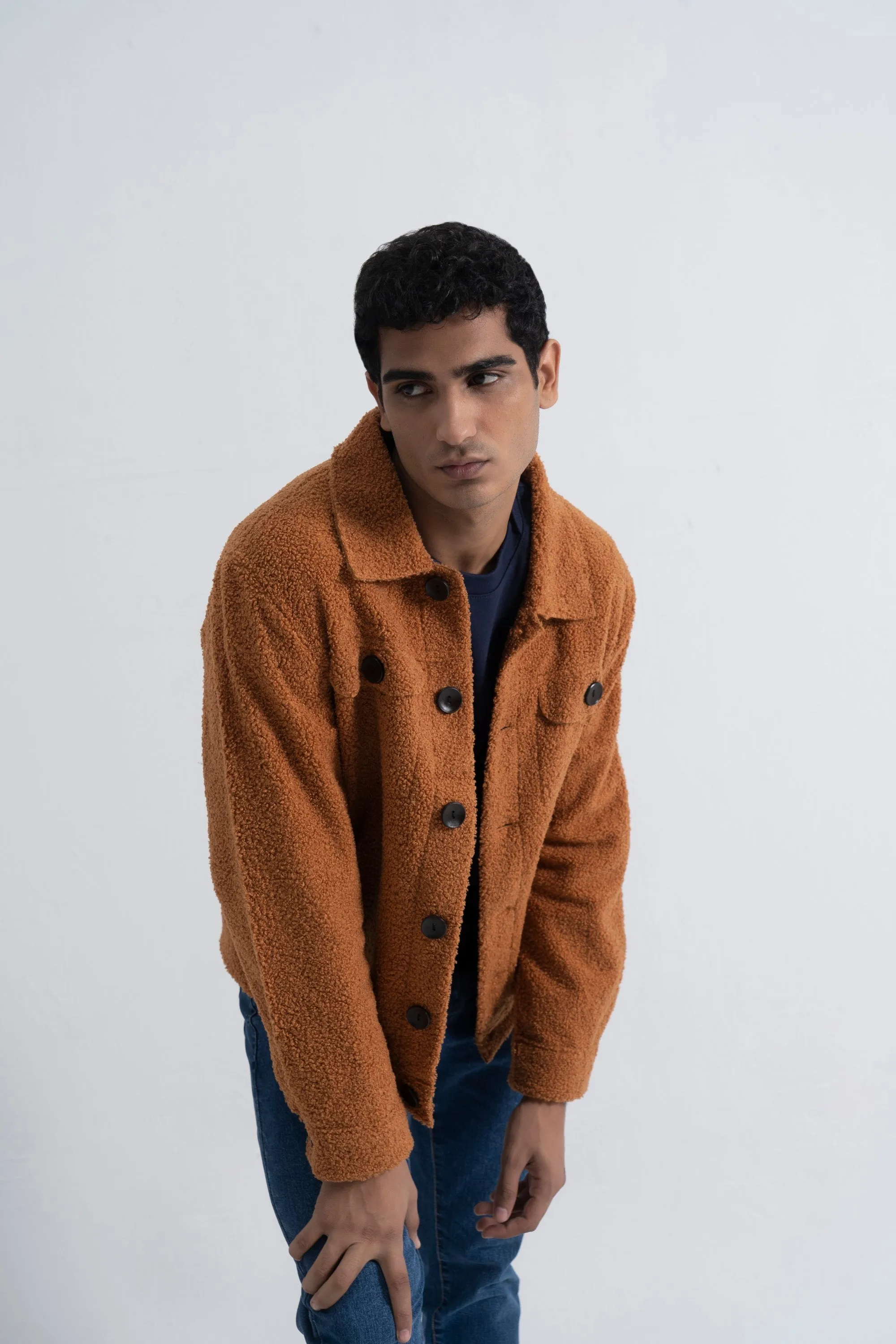 Rust Sherpa Jacket