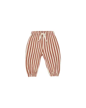 RYLEE   CRU RELAXED JOGGER || POPPY STRIPE