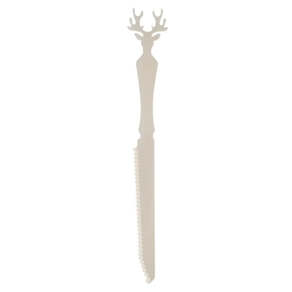 Sabre Acrylic Deer Bread Knife