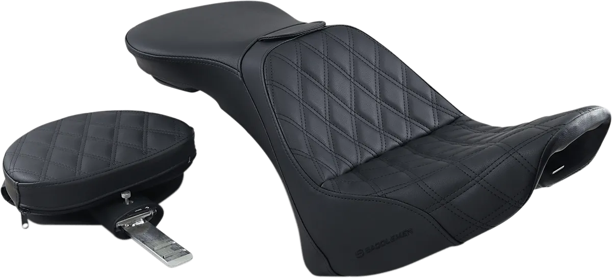 Saddlemen 806-15-030LS Explorer LS Touring Seat with Backrest
