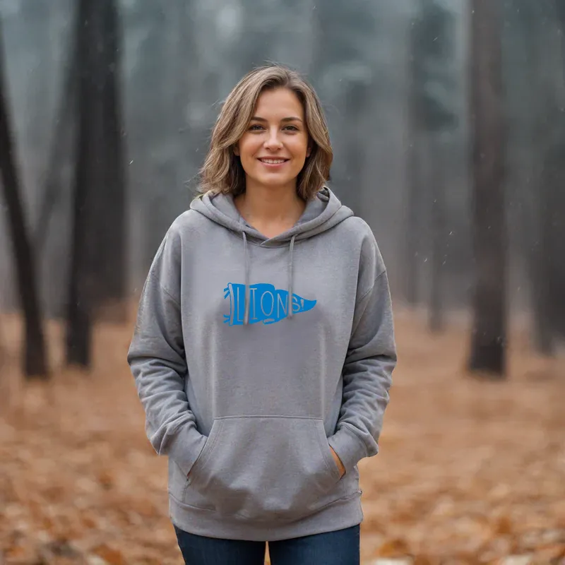 SALE "Let's Go Lions" Relaxed Fit Classic Unisex Hoodie
