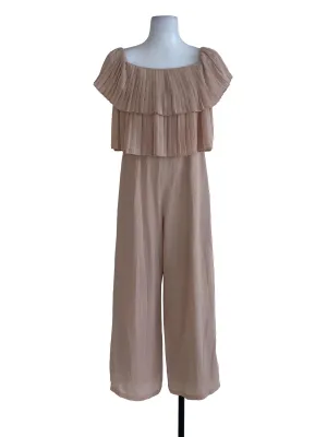 Salmon Plain Jumpsuit