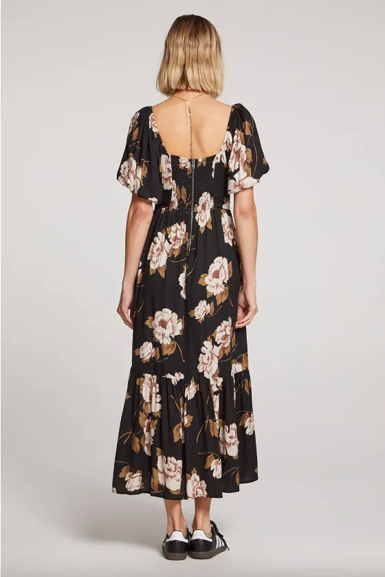 Saltwater Luxe - Mela Midi Dress | Black
