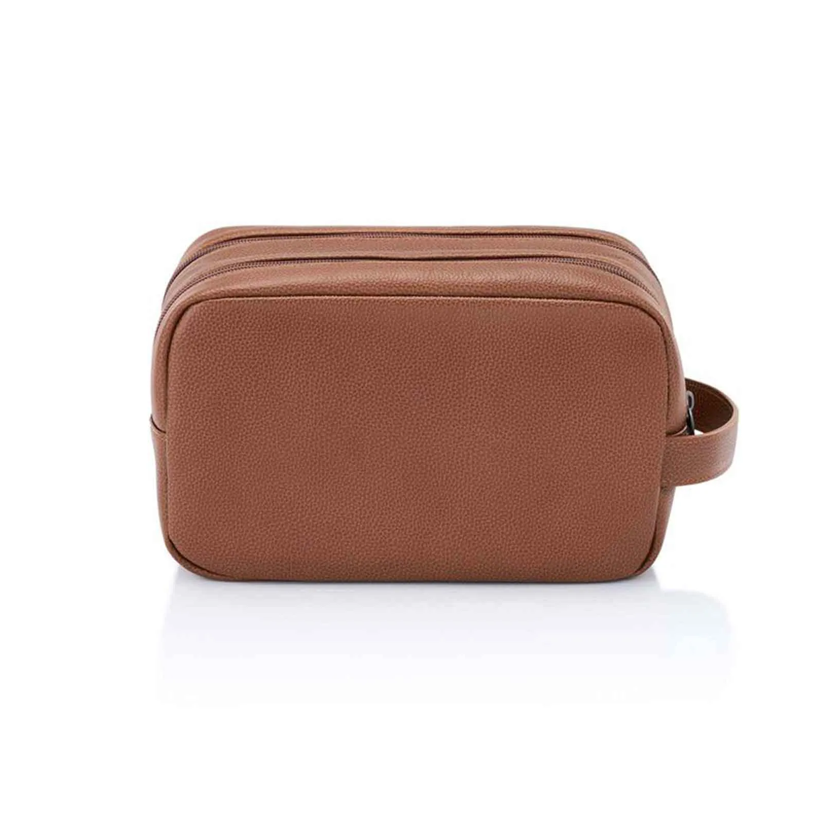 Samsonite Classic Leather Toiletry Kit Cognac