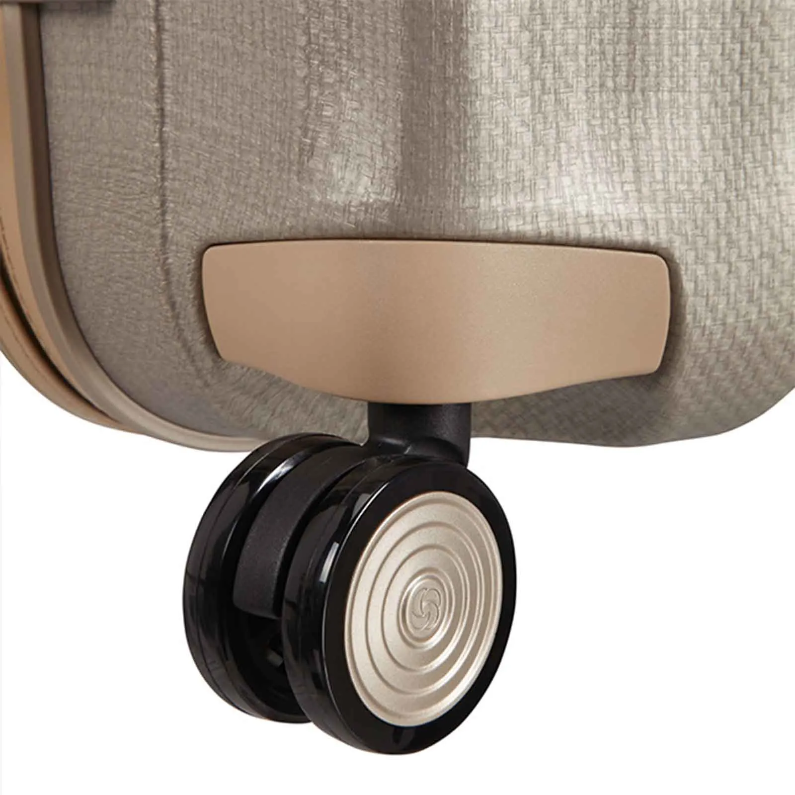 Samsonite Lite-Cube Prime 55cm Suitcase Ivory Gold