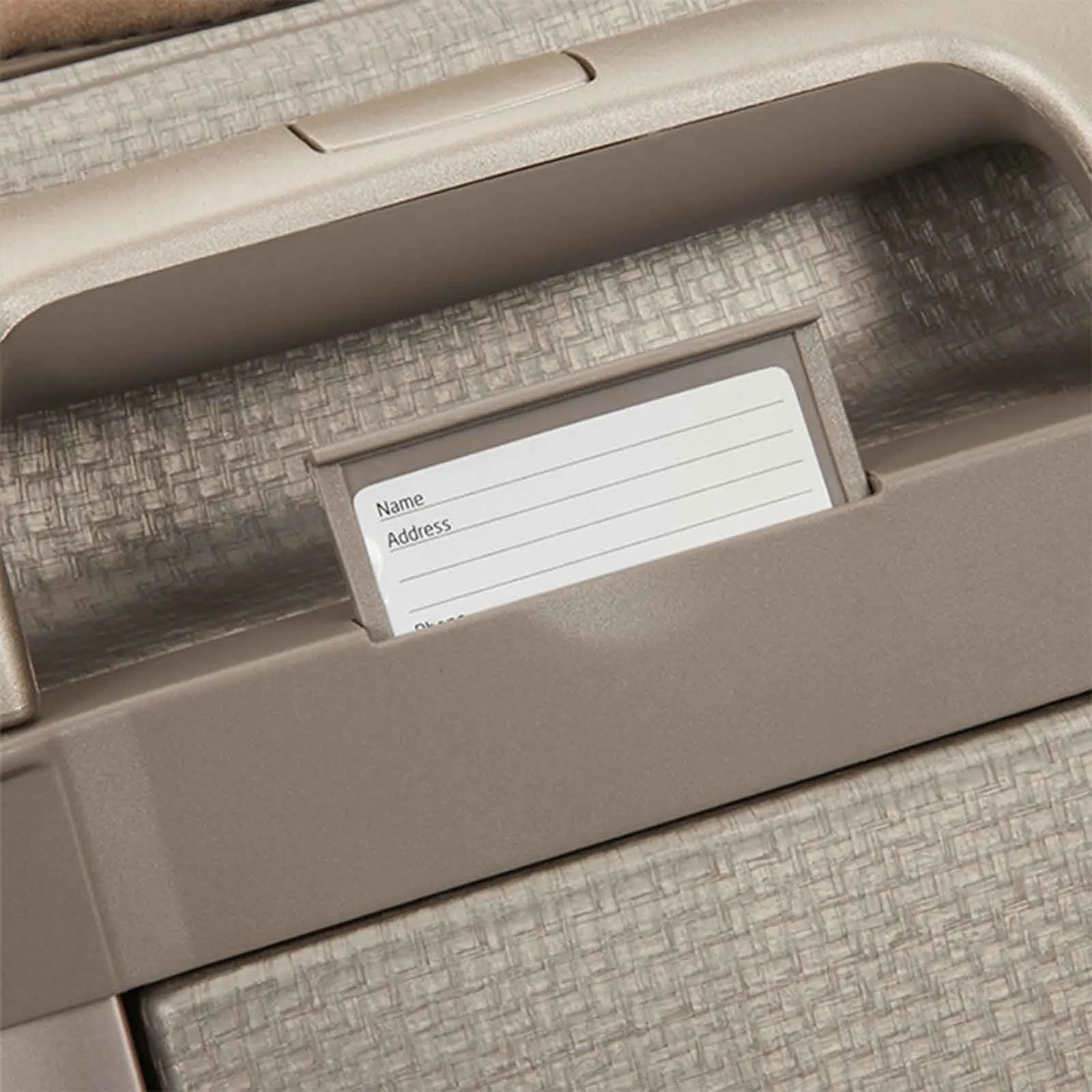 Samsonite Lite-Cube Prime 76cm Suitcase Ivory Gold