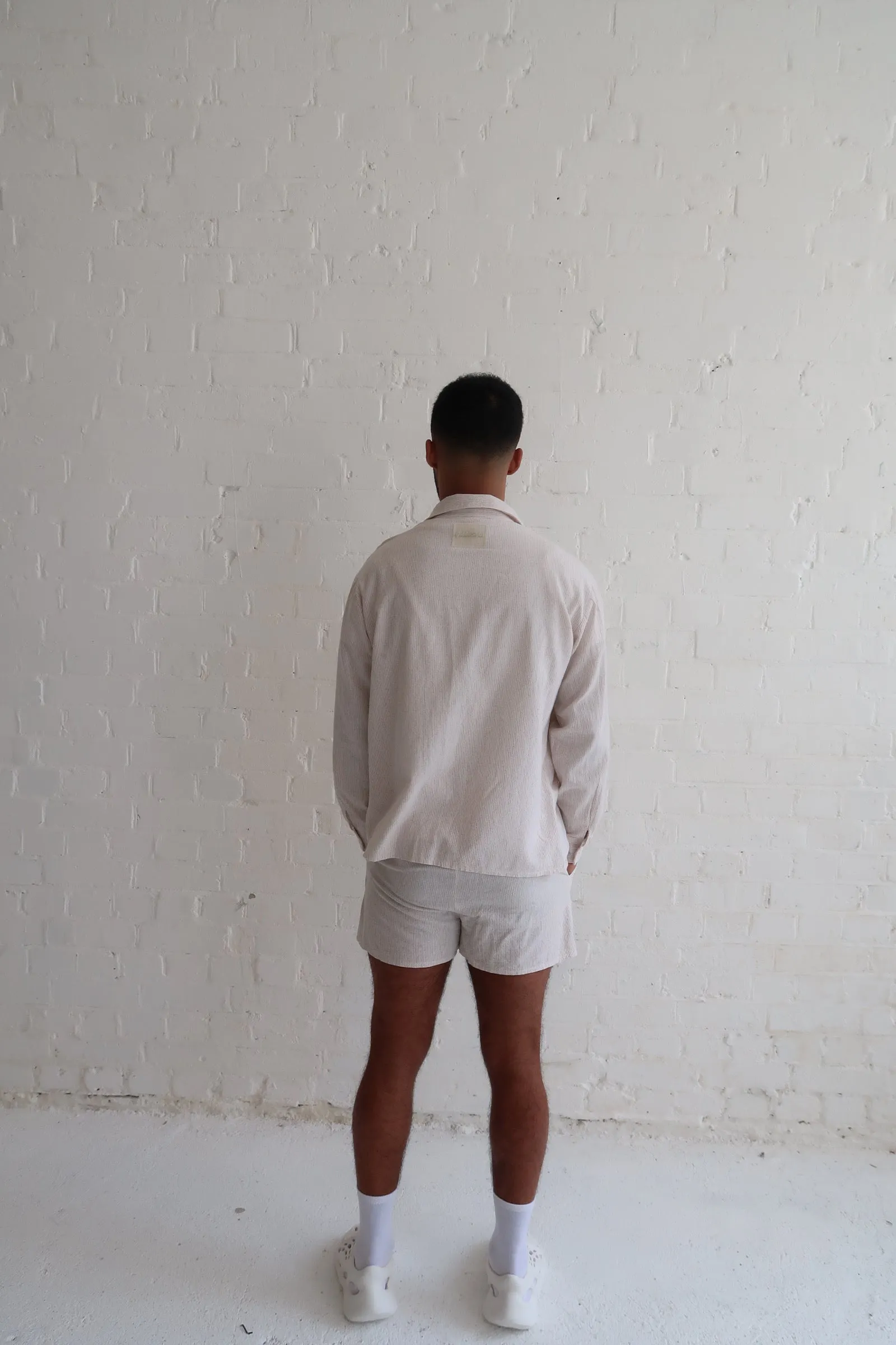 Sand Stripe Linen Shirt