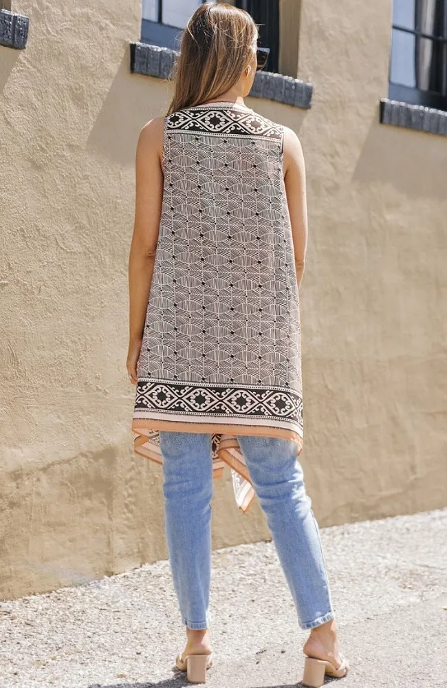 Scarf Pattern Vest
