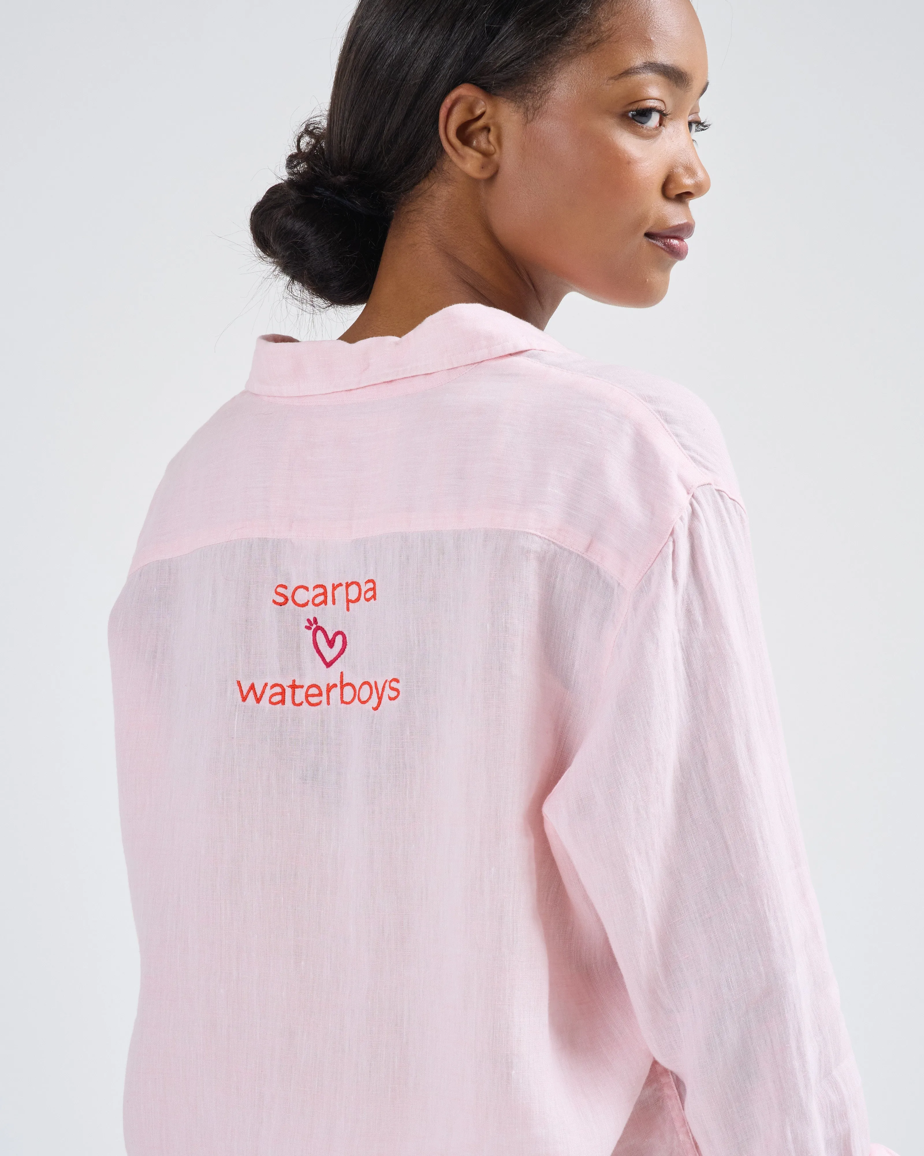 scarpa x waterboys relaxed button-up shirt