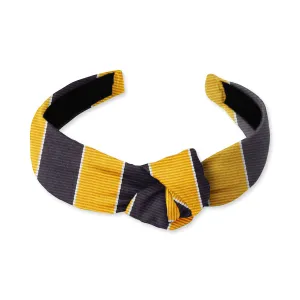 Scholastic Navy/Gold - Knotted Headband