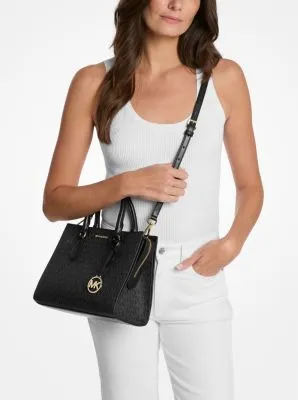 Sheila Medium Logo Satchel