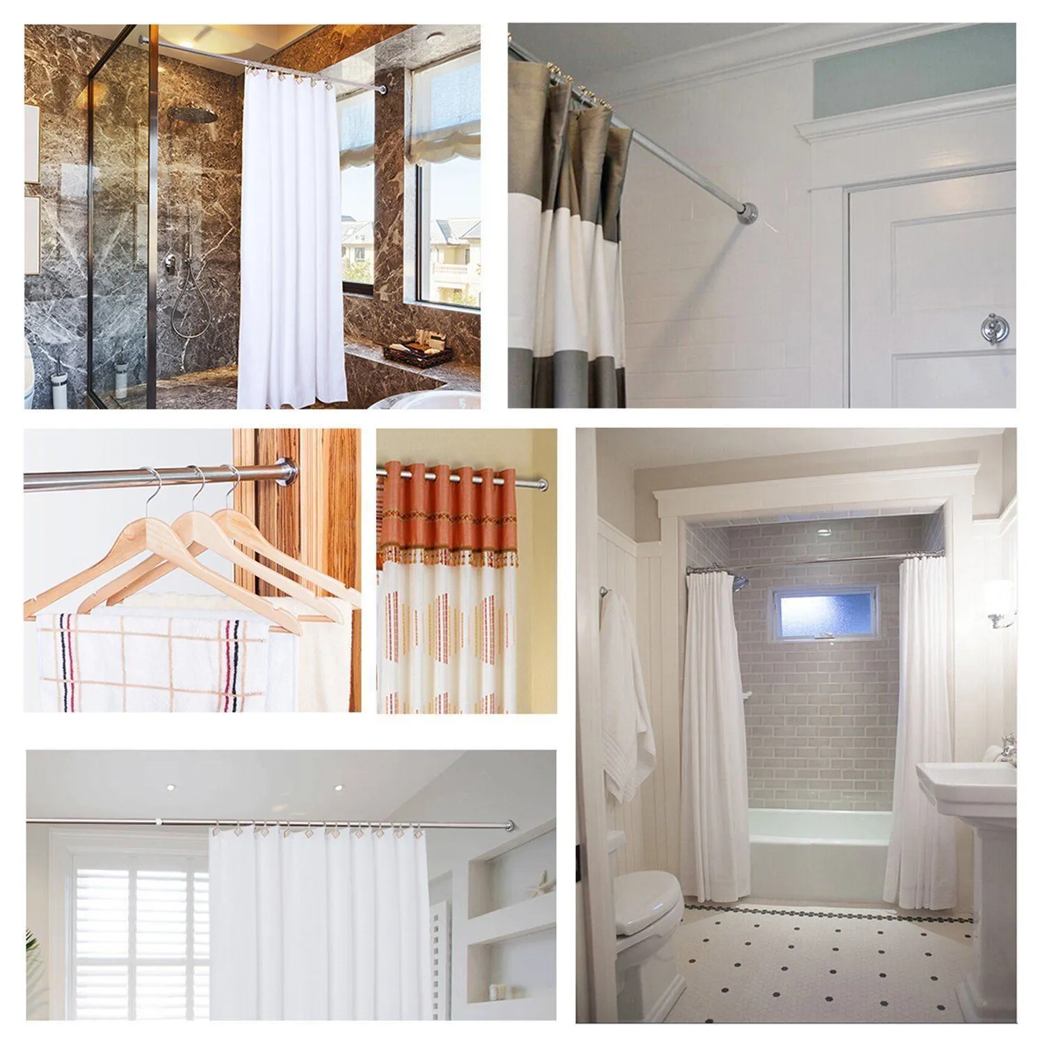 Shower Curtain Rail Extendable
