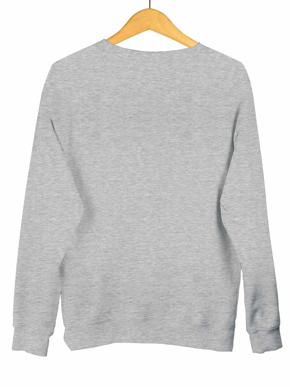 Silver Grey Plain Sweatshirt