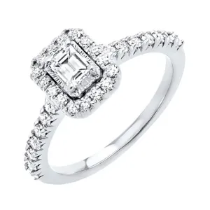 Silver (SLV 995) & Cubic Zirconia Stunning Fashion Ring - 3/4 CTW