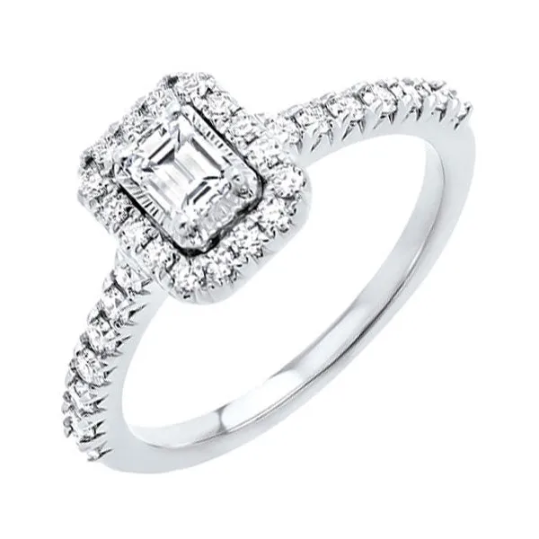 Silver (SLV 995) & Cubic Zirconia Stunning Fashion Ring - 3/4 CTW