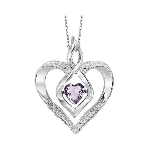 Silver (SLV 995) Classic Book Rhythm Of Love Neckwear Pendant