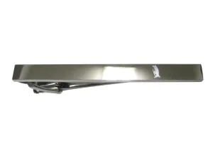 Silver Toned Etched Sleek Penguin Tie Clip
