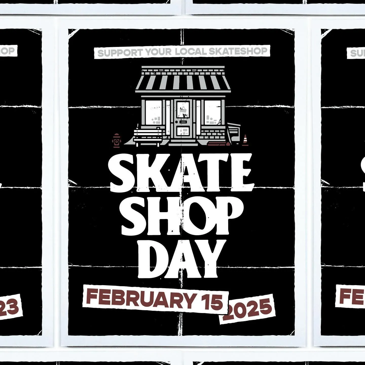 SKATE SHOP DAY 2025 x DELUXE Shopkeeper skateboard deck - 8.5