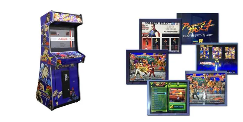 SLEEK 4P 32inch Retro Gaming Upright Arcade Machine