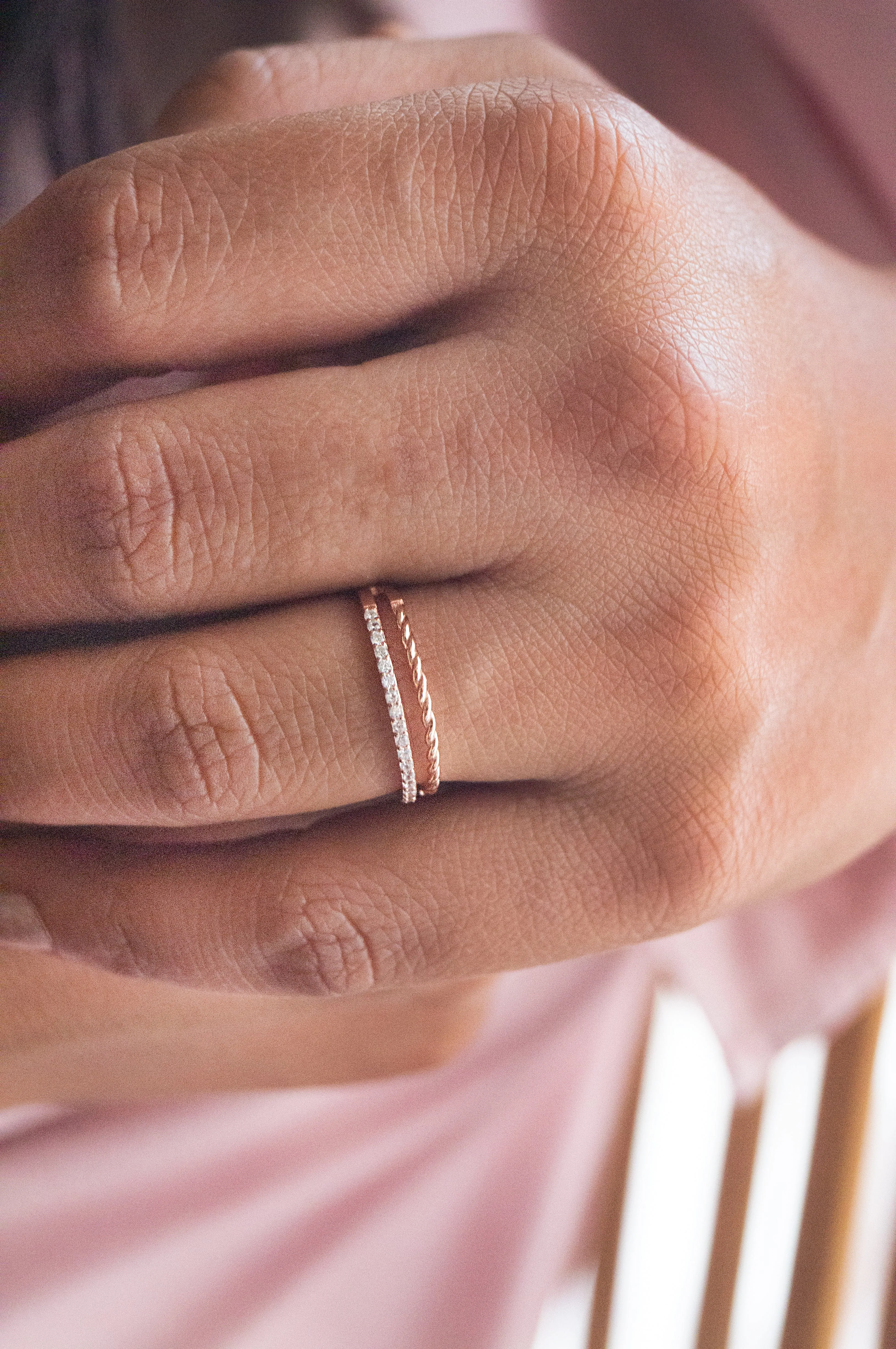 Sleek And Twisty Sterling Silver Ring