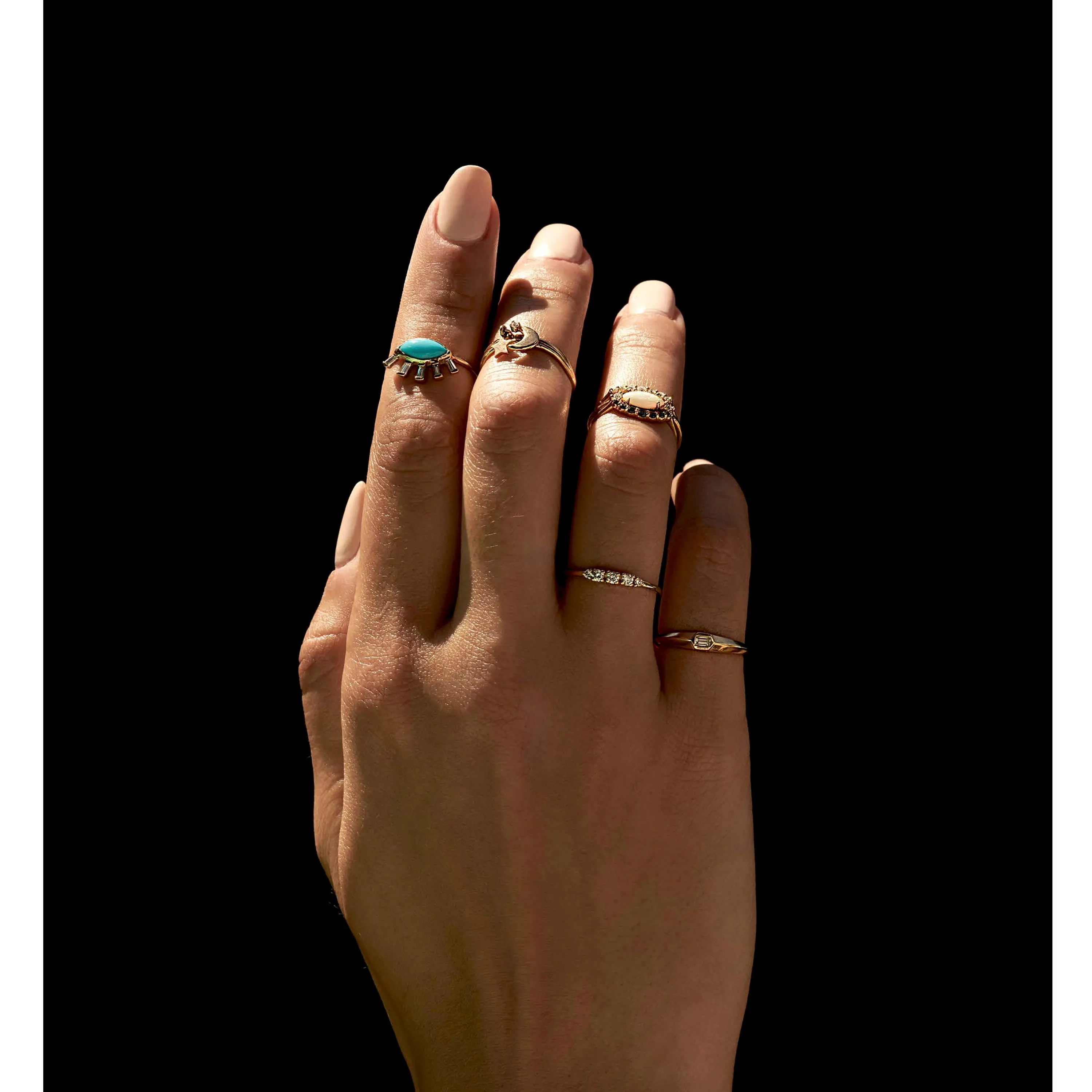 Sleek Baguette Diamond Ring