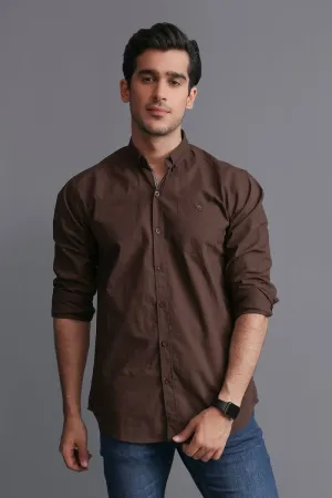 SLEEK BROWN SHIRT