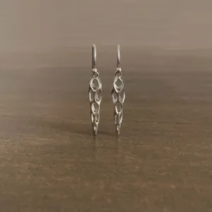Small Silver Cholla Earrings