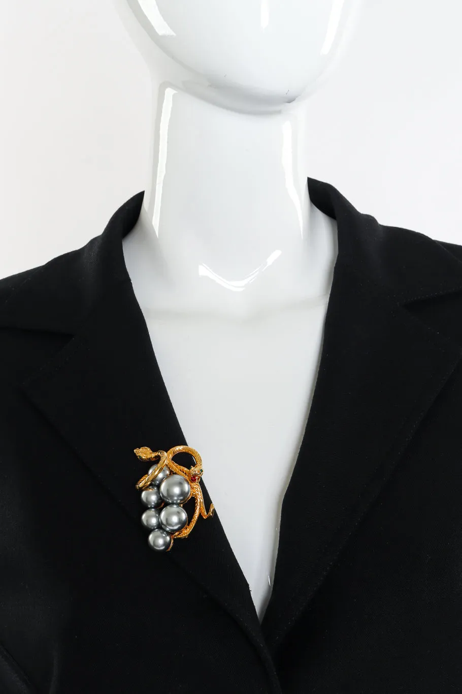 Snake Grapevine Brooch
