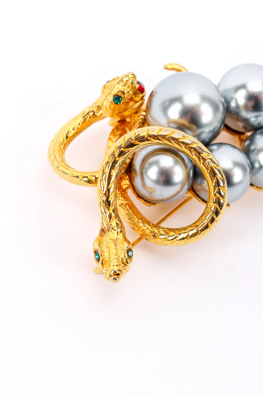 Snake Grapevine Brooch