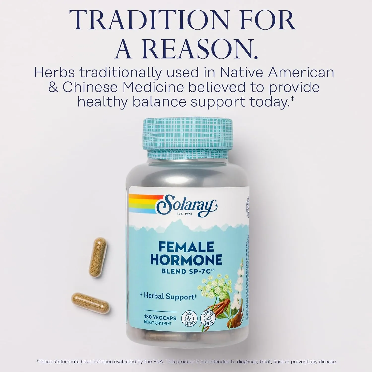 Solaray Female Hormone Blend SP-7C 180 VegCaps