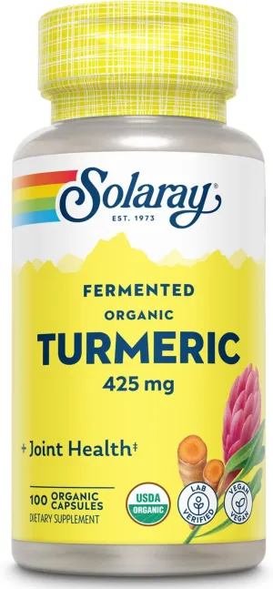 Solaray Fermented Turmeric Root 500mg | 100 VegCaps