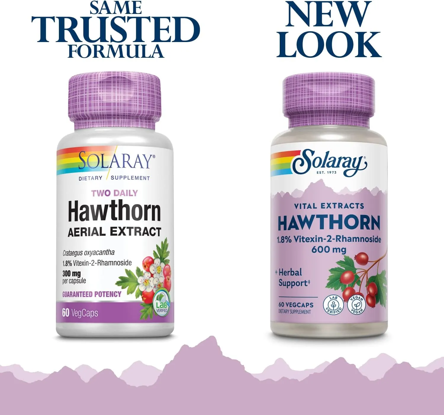 Solaray Hawthorn Two Daily Supplement 300mg