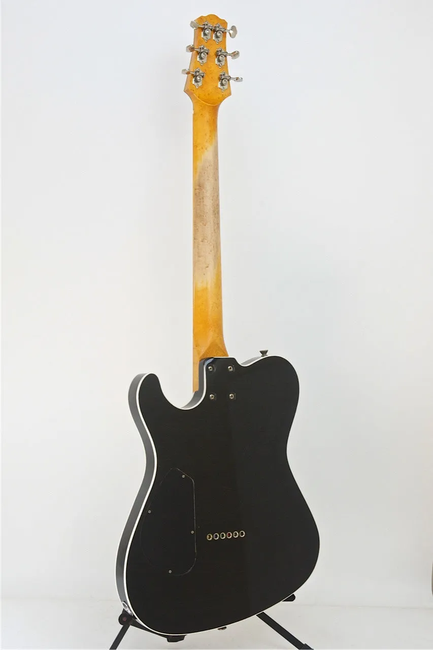 SOLD 2014 Asher T Deluxe™ Guitar, Relic Black Nitro