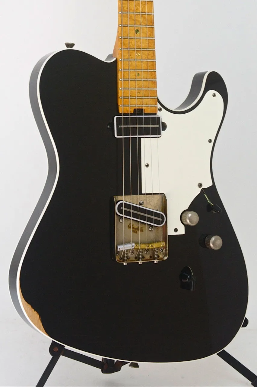 SOLD 2014 Asher T Deluxe™ Guitar, Relic Black Nitro