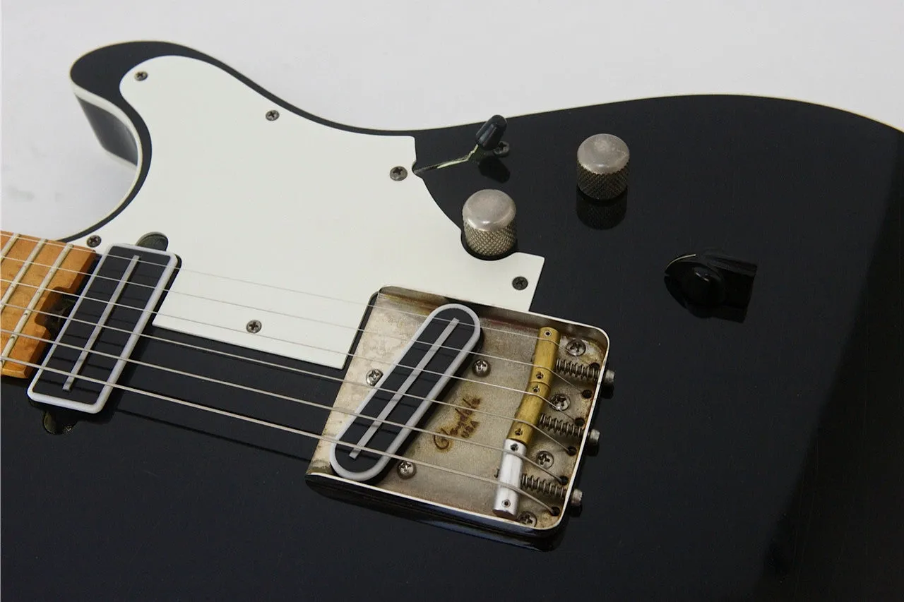 SOLD 2014 Asher T Deluxe™ Guitar, Relic Black Nitro