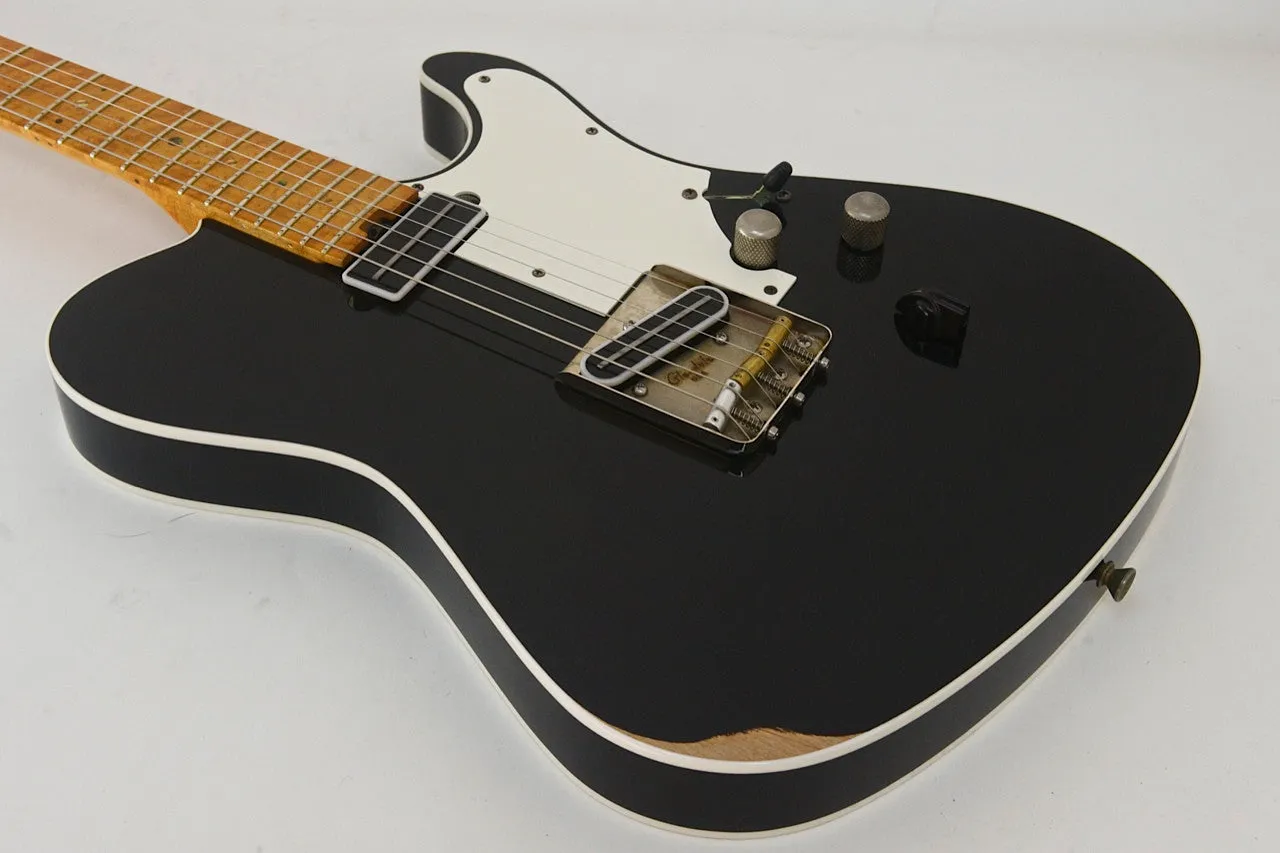 SOLD 2014 Asher T Deluxe™ Guitar, Relic Black Nitro