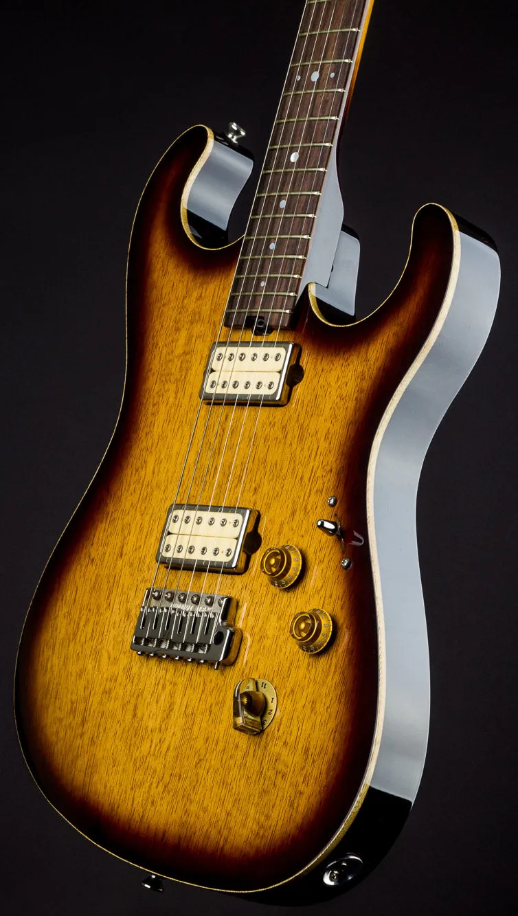 SOLD 2016 Asher S Custom Guitar in a 2-Tone 50's Burst Nitro over Korina , #947